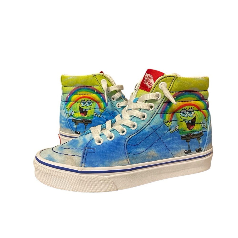 Vans X Spongebob Sk8 Imagination Sneakers Limited Edition Rainbow - Picture 13 of 16